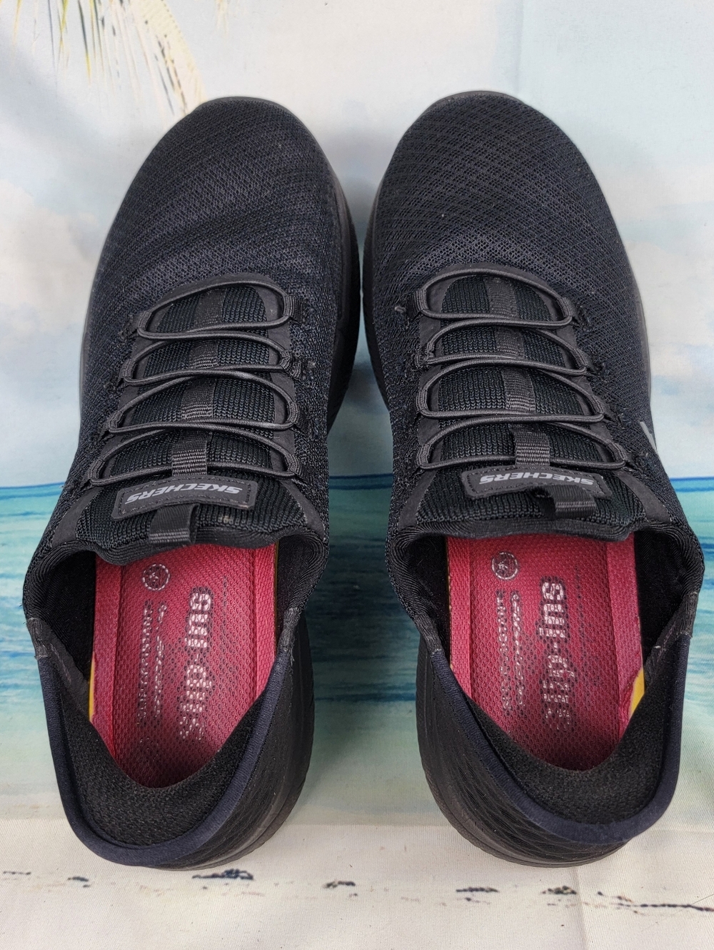 Skechers WORK Slip-Ins Slip Resistant Shoes Black Hands Free Womens 8.5 - Picture 6 of 10